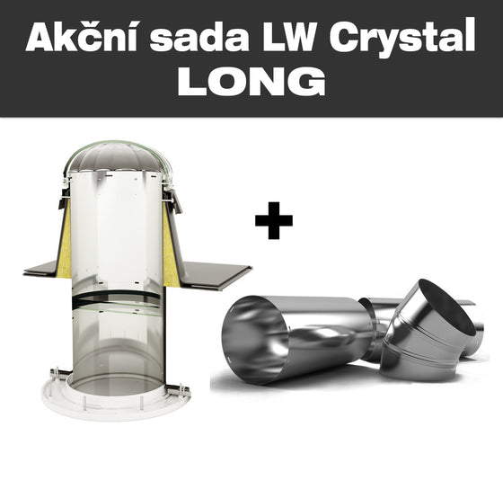 Akční sada LW Crystal LONG 200 pro rovnou střechu, sada 2022