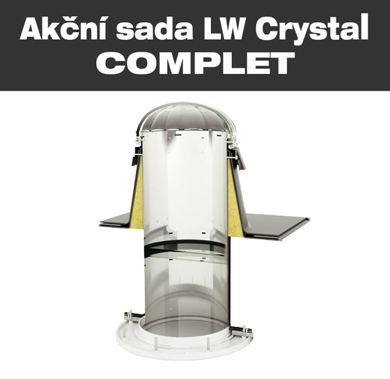 Akční sada LW Crystal COMPLET 300 pro rovnou střechu, sada 2022