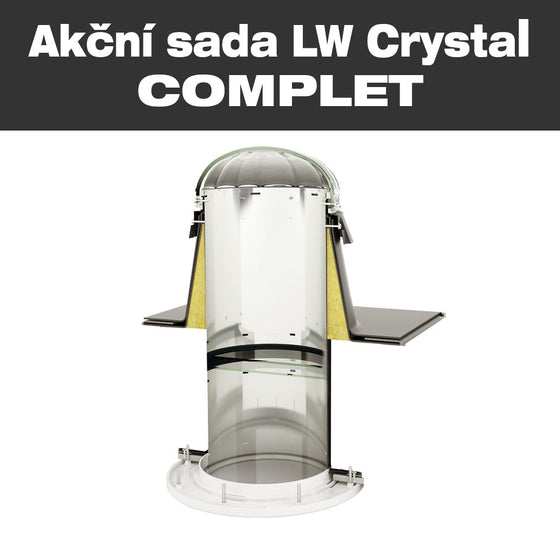 Akční sada LW Crystal COMPLET 600 pro rovnou střechu, sada 2022