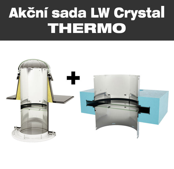 Akční sada LW Crystal THERMO 400 pro rovnou střechu, sada 2022